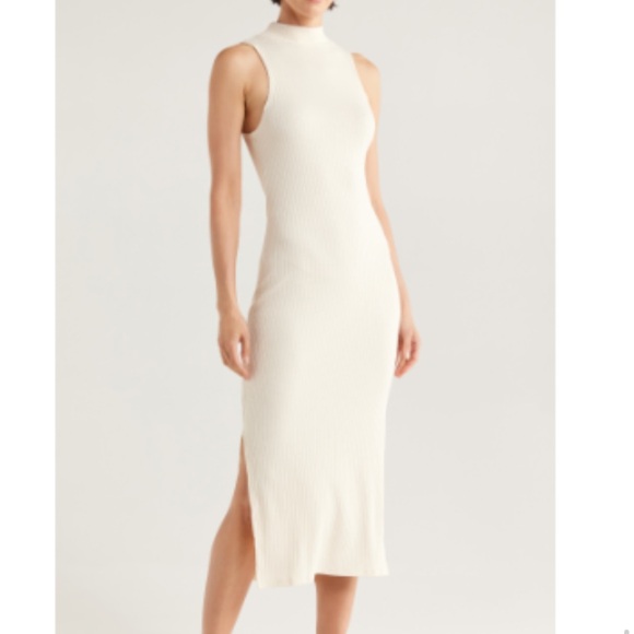 Beyond Yoga Cream Midi Dress - Picture 1 of 5